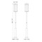 Z-Lite Fortis Sand Black 3 Light Outdoor Post Mounted Fixture 5031PHXLR-5010P-BK - alternate 4