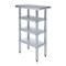 Amgood 24in D x 12in L Stainless Steel Table, Three Undershelves AMG WT-2412-3SH-Z - alternate 1