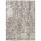 Homeroots 5' X 8' Taupe And Ivory Abstract Washable Indoor Outdoor Area Rug 612966 - alternate 6