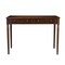 Homeroots 43" Brown Solid Wood Writing Desk With Two Drawers 402018 - alternate 1