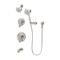 Symmons Identity HydroMersion Double Handle Tub and Shower Diverter Trim Kit (Valve Not Included) 6796STN15TRM - alternate 1