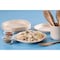 Chuk Plate 7 inches square round, Natural Molded Fiber, 1000 Count Case, 1000PK PL-07-SR - alternate 4