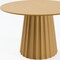 Homeroots 46" Brown Solid Wood Pedestal Base Round Top Dining Table 721019 - alternate 3