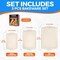 Emporio Kitchen Baking Pan Set, Oven Safe Tray, Up To 450 Deg F, White, 3PK EMPKW33H - alternate 4