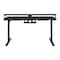 Office Star Products Primo 60in Desk, Black Carbon Fiber PMO6024GD-BCF - alternate 7