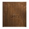 Sartodoors Sliding Closet Double Bi-fold Doors 96 x 80 inches, Ego 5012 Cognac Oak Veneer, Sturdy Tracks Mold EGO5012DBF-DKO-96x80 (4* 24x80) - alternate 1