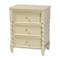 Bali & Pari Kyla Nightstand with Spindle Legs - 3-Drawer Bedside Table with Turned Detailing and Inset Paneling 270-14785-ZORO - alternate 1