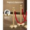 Vevor 6 Pcs Gold Stanchion Post 4 Red Velvet Ropes Sand Injection Hollow Base, 6PK TJDYQ320PDTC6-4 - alternate 8