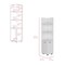 Homeroots 62in White Wood Corner Utility Cabinet With Two Doors 526166 - alternate 4