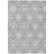 Homeroots 10' X 14' Gray And Silver Medallion Washable Indoor Outdoor Area Rug 587739 - alternate 8