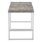 Homeroots 49" Gray and Silver Computer Desk 489869 - alternate 7