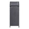 Happimess Darla 31.39-Gallon All-Weather Wicker/Metal Swing Top Hideaway Outdoor Trash Can, Navy/White HPM1202B - alternate 6