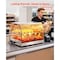 Vevor 2-Tier Commercial Food Warmer Display Pizza Cabinet with Double-Sided Door FY-500D-B - alternate 5