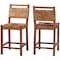 Bali & Pari Chabela Handwoven Seagrass Counter Stool 262-2PC-14343-ZORO - alternate 1