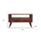 Homeroots 35in Brown Solid Wood Enclosed and Open Storage TV Stand 719185 - alternate 9