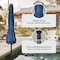 Simple Deluxe 7.5' Patio Umbrella Outdoor Table Market Yard Umbrella with Push Button Tilt/Crank, 6 Sturdy Ribs f LGBRLA7BLU - alternate 5