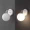 Jonathan Y Louis Parisian Globe 5.75" 1-Light Metal/Frosted Glass Modern Contemporary LED Vanity Light, White JYL3534D - alternate 10