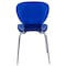 Leisuremod Modern Oyster Transparent Side Chair, Transparent Blue OC17TBU - alternate 7