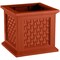 Pure Garden Rattan Style Outdoor Planter Box 14.65-Inch-Square Decorative Flower or Plant Pot 50-LG1468 - alternate 9