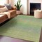 Homeroots 8' X 10' Artichoke Green Striped Washable Indoor Outdoor Area Rug 608792 - alternate 6