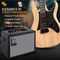 Pyle Prog Rock EG Series Electric Guitar with Amp Kit, 39 in Full Size with Dual Humbucker Pickups, Low PEGKT781N - alternate 4