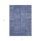 Homeroots 10' X 14' Denim Blue And Sky Blue Patchwork Washable Indoor Outdoor Area Rug 581586 - alternate 7