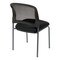 Office Star ProGrid Titanium & Black Visitors Chair, Straight Legs, Dillon Black 86724R-R107 - alternate 4