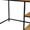 Homeroots 42" Natural and Black Solid Wood and Metal Computer Desk 516426 - alternate 5