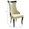 Leisuremod Novara Collection Modern Wooden Dining Chair in Light Cream, 2PK NC20CR2 - alternate 8