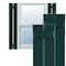Ekena Millwork True Fit PVC Two Board Spaced Board-n-Batten Shutters, Thermal Green, 11 1/4W x 44H, PR TFP101SBF11X044FG - alternate 1