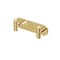 Gatco Latitude II All Modern Décor 6.5" Double Robe Hook, Brushed Brass 1291B - alternate 1