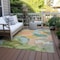 Homeroots 10' X 14' Blue Abstract Washable Non Skid Indoor Outdoor Area Rug 559486 - alternate 7
