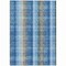 Homeroots 3' X 5' Denim Blue Sky Blue And Beige Plaid Washable Indoor Outdoor Area Rug 613963 - alternate 8