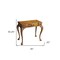Homeroots 35" Brown Solid Wood Writing Desk 389440 - alternate 10