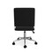 Martha Stewart Lulu Upholstered Office Chair in Black/Polished Nickel CH-240229-1-BK-MS - alternate 9
