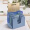 Acrimet 5 Section Incline File Sorter Desk Organizer Rack for Office Desktop Plastic Solid Blue 225.5 - alternate 6