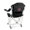 Picnic Time Family Of Brands NCAA Texas A&M Aggies Reclining Camp Chair - Beach Chair for AdultsBlack with Gray Accents 803-00-175-564-0 - alternate 1