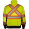 Reflective Apparel ANSI Type R Class 3 Sweatshirt with Removable Hood, Inner Liner 602CX-LB-2X - alternate 2