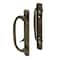Prime-Line Mortise Style Sliding Patio Door Handle Set, Bronze Diecast, Non-Keyed, Fits 3-15/16in Hole Spacing C 12807 - alternate 1