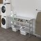 Amgood 18in D x 72in L Stainless Steel Table, Three Undershelves AMG WT-1872-3SH-Z - alternate 8