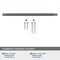Amerock Bronx 12-5/8 in 320 mm Center-to-Center Gunmetal Cabinet Pull BP36561GM - alternate 3