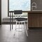 Armen Living Benjamin 26in Swivel Counter Stool in Brushed Stainless Steel with Black Faux Leather LCBEBABSBLK26 - alternate 5