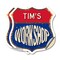 Signmission Tim's Workshop, 12 inch X 12 inch, Vinyl Decal, 2PK SHI-D-2PACK-12-489-TIM - alternate 1