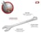 Performance Tool 2-1/8 in. Combination Wrench, Drop Forged, Chrome Alloy Steel, Satin Finish W353B - alternate 4