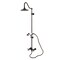 Kingston Brass Wall Mount Rain Drop Shower System with Hand Shower, Oil Rubbed Bronze CCK3665AX - alternate 1