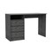 Homeroots 46" Gray Computer Desk With Three Drawers 403810 - alternate 5