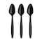 Smarty Had A Party Black Plastic Disposable Spoons (1000 Spoons), 1000PK 420S-BK-CASE - alternate 9