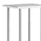 Flash Furniture Reese 24x18 Portable Work Table, SS Top Shelf, Galvanized Steel Undershelf, 4 Casters w/2 Locking NH-WT-2418-CAS-GG - alternate 4
