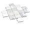 Apollo Tile Marmor 11x11 Polished White Calacatta Marble Arabesque Mosaic Wall and Floor Tile, 5PK APLTRK8857A - alternate 5