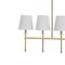 Jonathan Y Sophie 38.5" 5-Light Modern Midcentury Iron Linear LED Pendant, Brass Gold JYL9919A - alternate 7
